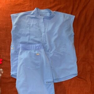 FIGS Ceil Blue Rafaela Oversized Scrub Top